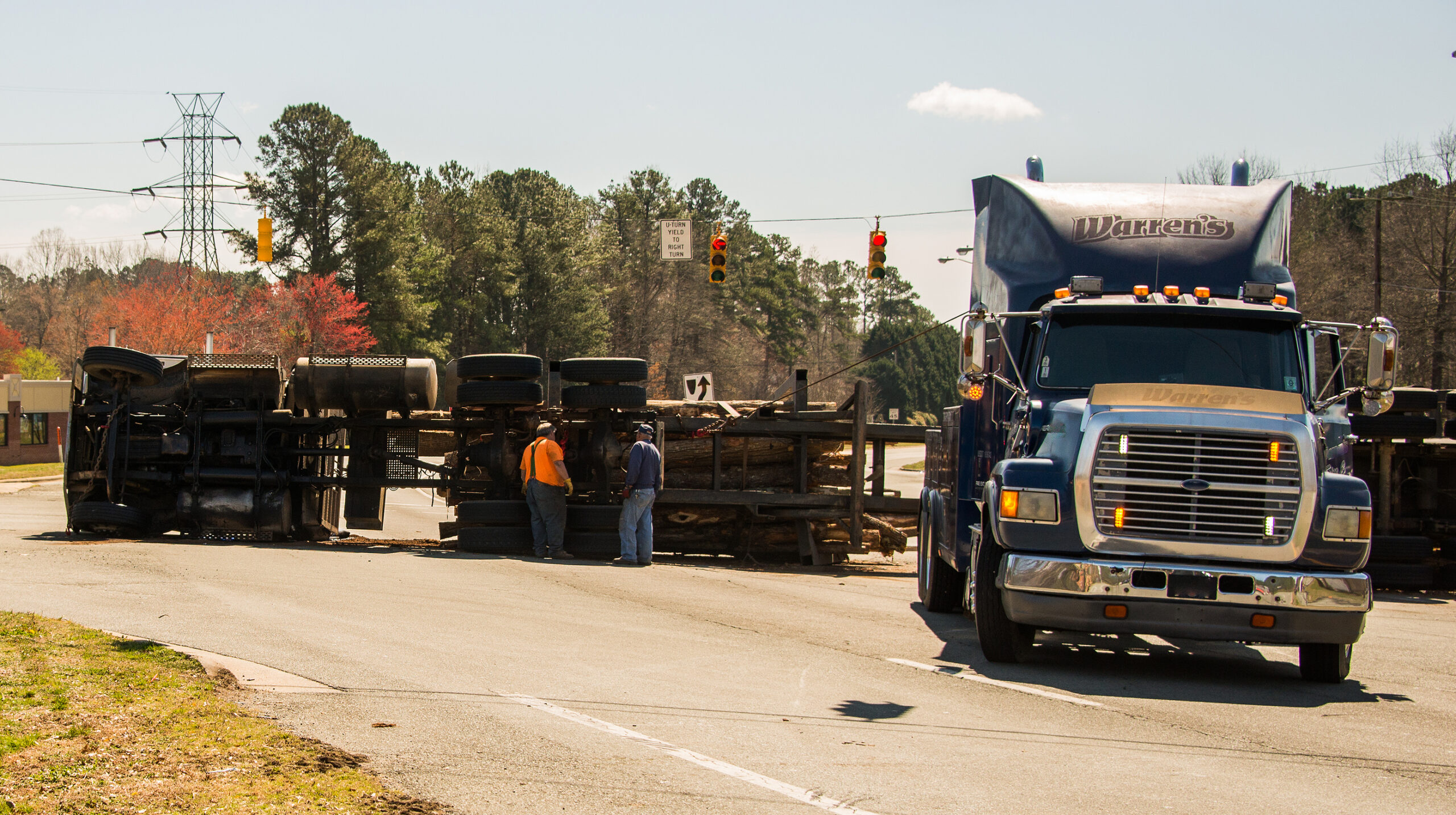Tractor-trailer crash on I-264 in Norfolk Virginia